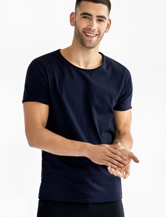 Bread & Boxers Crew-Neck Relaxed - Navy - L