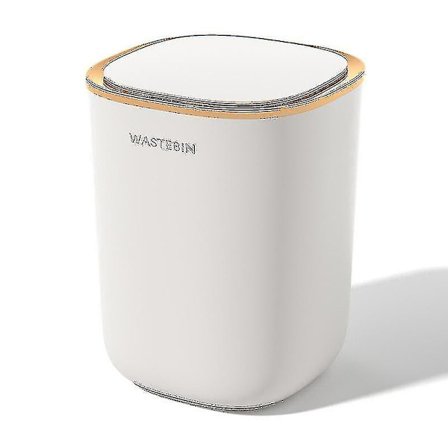 Smart Sensor Soptunna Köksbadrum Toalett Papperskorg Bästa Automatisk Induktion Vattentät Soptunna Med Lock 12l (vit