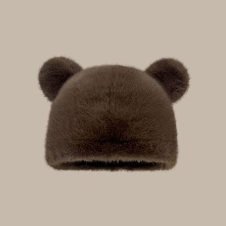 Plysch Bucket Hat Cold Hat KAFFE