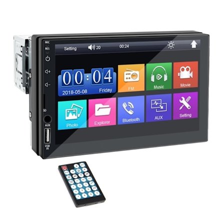 Universal Bluetooth-kompatibel radio bil 7 tommer MP5 multimedieafspiller Auto Digital AudioMusic Stereo Receiver Elektronik