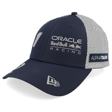 New Era - Motor Bleu trucker Casquette - Red Bull F1 25 Vegas Verstappen 9FORTY Navy/Reflective Mesh Trucker @ Hatstore