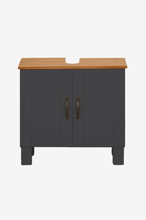 Loft24 - Allaskaappi Alby 2 ovinen - Harmaa - Kylpyhuoneen kalusteet - - Homeroom