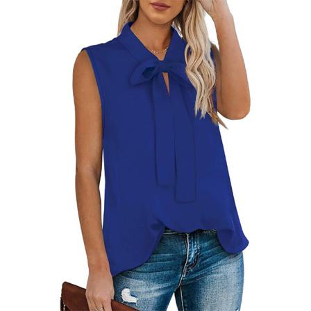 Ärmlös Väst V-hals Tank För Kvinnor