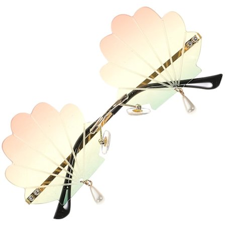 Seashell solbriller sjove solbriller personlige piger kvinder rimløse briller