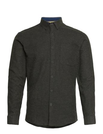 Brushed Twill Shirt L/S Black Shine Original