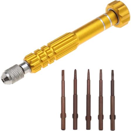 5 i 1 Multifunktionel Mini Magnetisk Lommeskruetrækker,