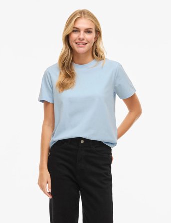 Vila Vinora S/S T-Shirt - Noos - Blue - S