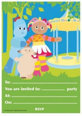 Invitationer In the Night Garden 20-pak