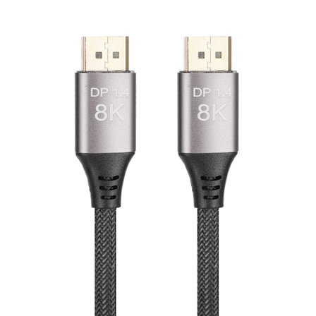 DP 1.4 Kabel 8K 4K 32.4Gbps 2m Höghastighetsdatakabel för datorskärm