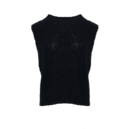 Noella Kala Knit Vest - Black Tröjor Dam Svart L/XL
