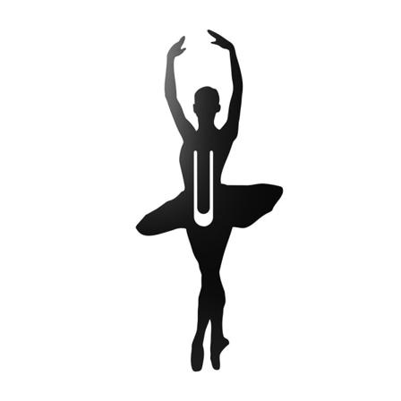 Ballett bokmerke bokklipp STIL 2