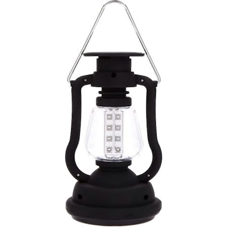 Bærbar utendørs campinglampe, hånddrevet, oppladbar, håndholdt, solcelledrevet dynamo, LED utendørslys for camping