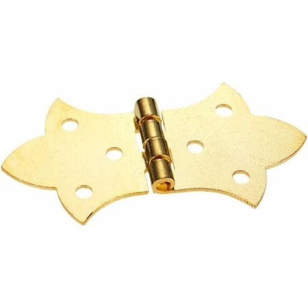 4 kpl antiikkia pronssia/kultaa kukka saranat DIY huonekalulaitteet 6 reikää rauta sarana kaapin ovi vetokahva perhos sarana ja ruuvit (väri: kulta) 