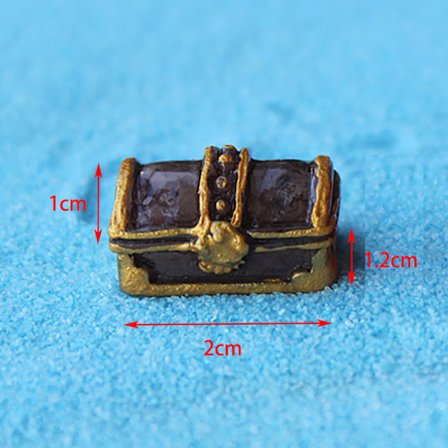 Dykare Skattkista Antik Kreativ akvarium Akvarium Dekoration Landskap Pirat Guldmynt Ornament Harts hantverk