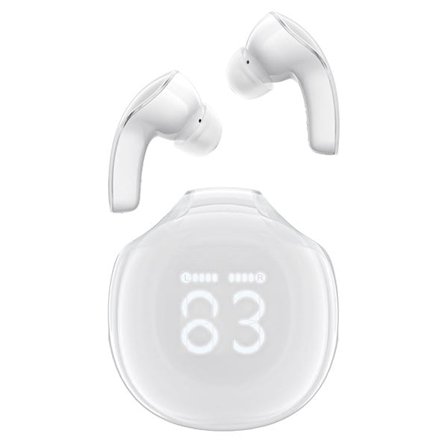 Acefast T9 Bluetooth 5.3 trådlösa in-ear hörlurar - vit