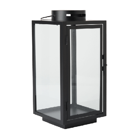 Åhléns Home Ljuslykta 34 cm Dekoration Svart ONESIZE