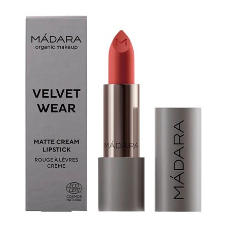 MÁDARA Velvet Wear Matte Cream Lipstick 32 Warm Nude, Makeup, Læber, Læbestift