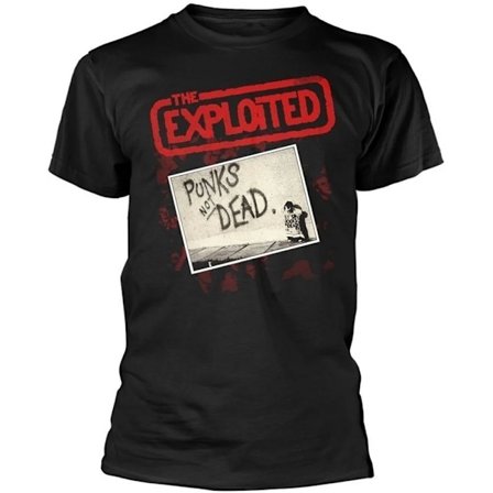 The Exploited Unisex Vuxen Punks Not Dead T-Shirt XL Svart