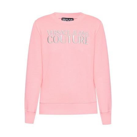 Versace Jeans Couture Sweatshirt with logo Pink, Dame