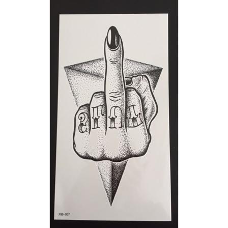 Tillfällig Tatuering 19 X 9cm - "fuck You"