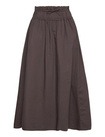 Villeiw Skirt Knälång Kjol Brun InWear
