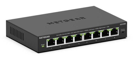 Netgear 8PT GIGABIT PLUS SWITCH GS308E