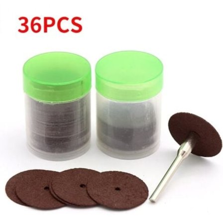 Kapskiva för miniborrmaskin, 36 delar, kapskiva, Dremel-tillbehör, slipverktyg för roterande verktyg