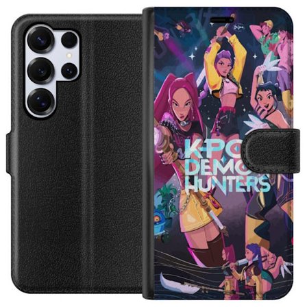 Kompatibelt Plånboksfodral till Samsung Samsung Galaxy S25 Ultra Kpop Demon Hunters Full Team Idol Slagsmål Scenblad Magisk Kraft