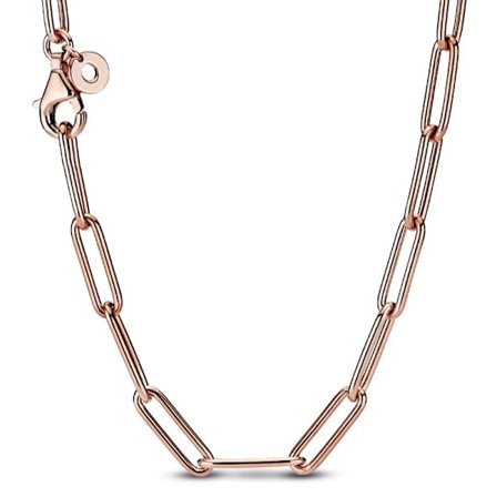 Nytt 925 Sterling Silver Chunky Infinity Knot Bead Pave Me Link Snake Chain Glidhalsband för Pandora Bead Charm DIY Smycken