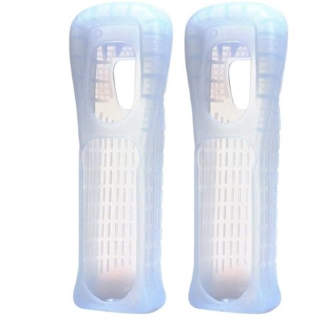 2x Bløde Silikon Cover til Nintendo Wii Fjernbetjening