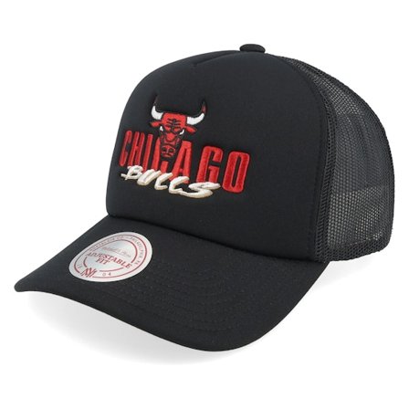 Mitchell & Ness - Chicago Bulls Year Of The Snake Black A-frame Trucker Trucker Black Cap - NBA @ Hatstore