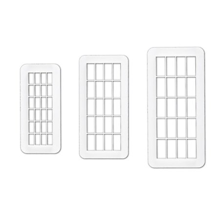 Kakkuvuoka Keks Fondant Leikkurit, Geometriset Keksileikkurit Syntymäpäiväkakun Cupcake Koristeluun Suorakulmainen Kohokuviointilista