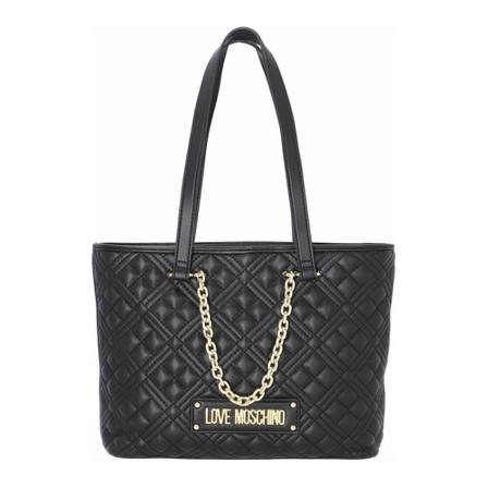 Love Moschino, Tote Bag Zwart, Dames, Maat:ONE Size