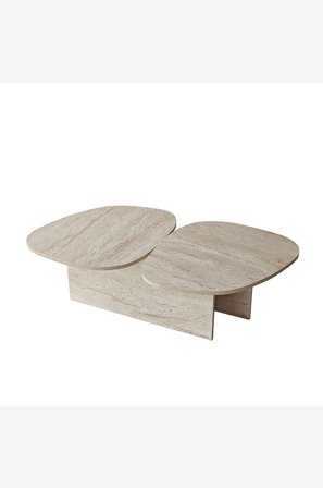 Hanah Home - Soffbord Stones - Beige - Soffbord - Från Homeroom