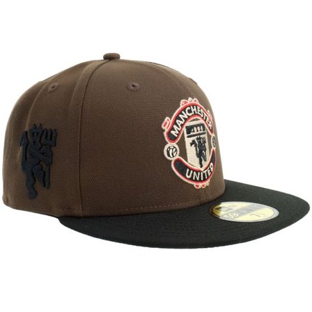 New Era - Football Brun fitted Keps - Hatstore Exclusive x Manchester United 59FIFTY Brown/Black Fitted @ Hatstore