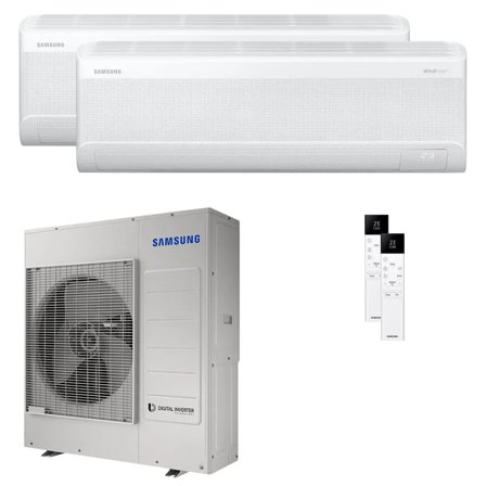 Condizionatore Samsung Windfree Avant S2 dual split 24000+24000 BTU inverter A++ wifi unità esterna 10 kW