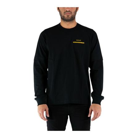 Sacai Felpa Hank Williis Thomas Sort, Herre Sweatshirts