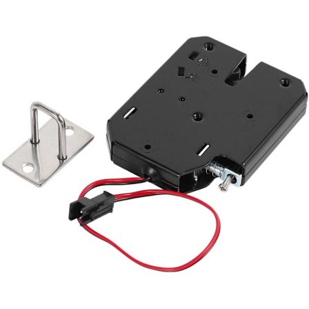 12V 2A 150KG/330Lb Elektrisk Magnetlås Feil Retentionskraft Elektromagnetisk Dør Adgangskontrollsystem Skap Bokser