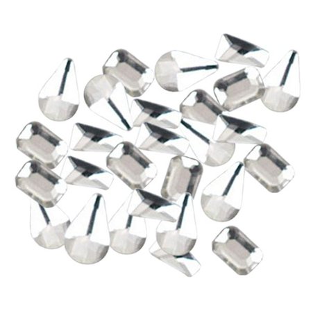 3D Nail art aurora strass