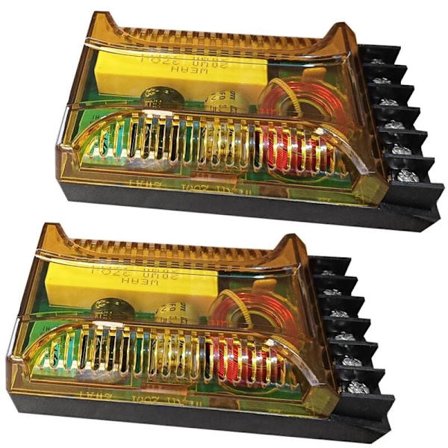 2-vejs delefilter til højttaler, -2001 2 stk. højttalerfrekvensdeler 2 delefilter delefilter