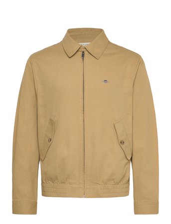 Cotton Twill Jacket Beige GANT