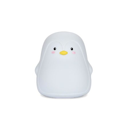 Colorful Decompression Pat Light Atmosphere Light Penguin Silicone Light For Birthday Gifts For Friends And Family, White