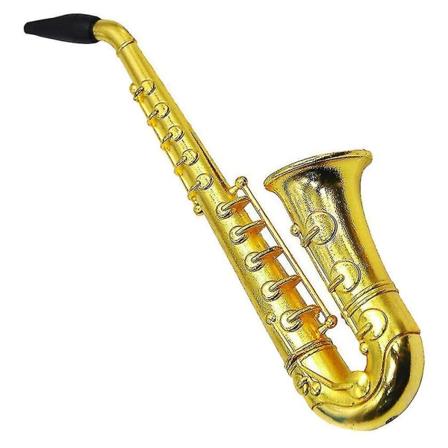 Mini Saxofonformet Rygepibe Legering Bærbar Længde 97mm
