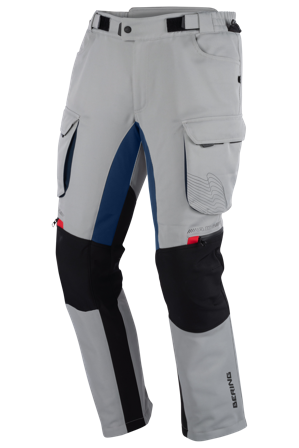 MC-Bukser Bering Freeway Grå/marineblå L
