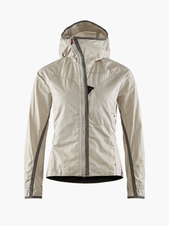 Klättermusen Ansur Vindjakke med Hette Dame - Dove Raven - Women's - XL
