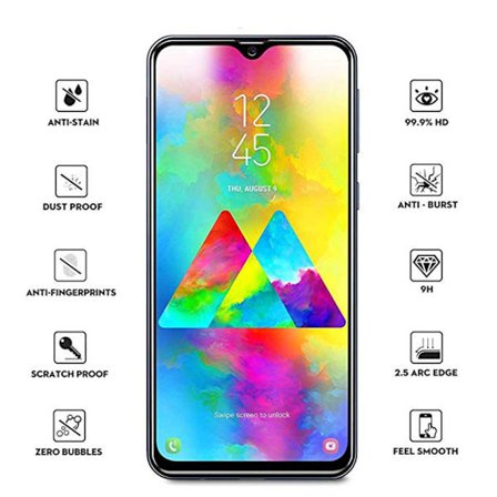 Skärmskydd 2.5D 2-PACK med Ram HD-Clear för Samsung A20e