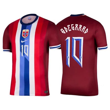 Norge 24-25 Hjemmedrakt Barn & Voksne Nr. 9 Haaland (Kun T-skjorte) M