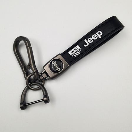 Bil Lær Sykkel Nøkkelring Metall Finish | Heavy Duty Nøkkelring | Nøkkelring Og Krokbeslag Gun Color Hardware Gun Color Hardware Jeep