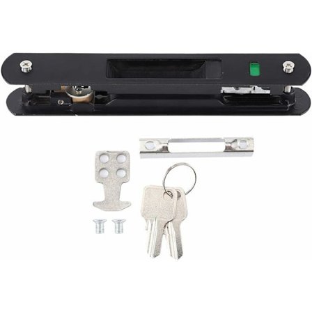 Dørlukker Skydedørslåse - Moderne Flytbar Dør Vindue Krog Lås Enkelt Dobbelt Sidet Lås til Hjem Karnap Vindue Dør Lås Skydedør Luk