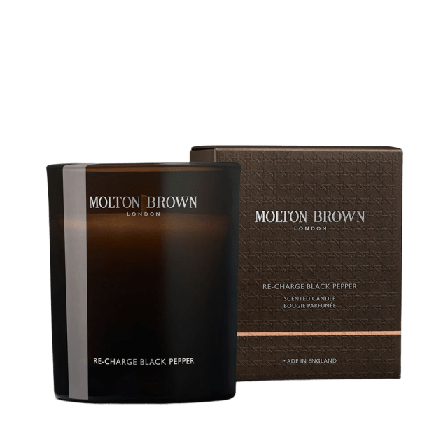Molton Brown Black Pepper Signature Scented Candle Single Wick Doftljus & rumsdofter Herr 190G
